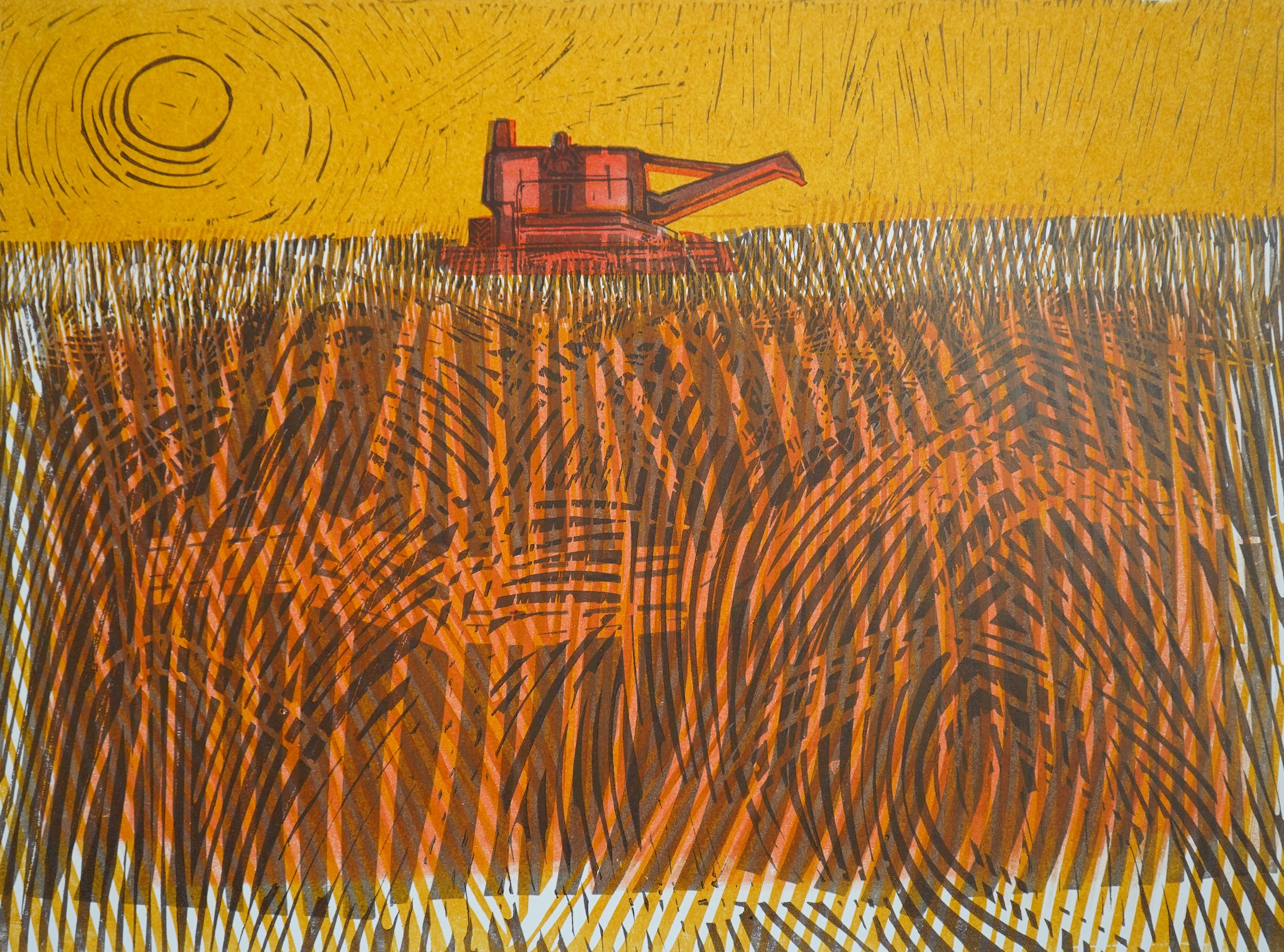 Robert Tavener RE, 1920-2004, 'Harvesting'